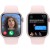 Apple Watch Series 9 GPS 41mm Pink Aluminium Case with Light Pink Sport Band - S/<wbr>M,Model A2978 - Metoo (6)
