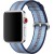 Ремешок для Apple Watch 42mm Midnight Blue Stripe Woven Nylon - Metoo (1)