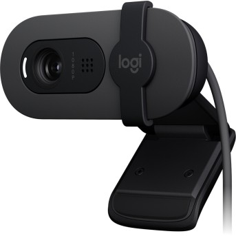 LOGITECH Brio Webcam 105 Full HD 1080p - GRAPHITE - USB в Metoo.kz - Metoo (1)