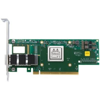 Mellanox ConnectX-6 VPI adapter card, HDR IB (200Gb/s) and 200GbE, single-port QSFP56, PCIe4.0 x16, tall bracket, single pack в Metoo.kz - Metoo (1)