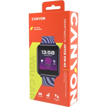 CANYON kids watch Joyce KW-43 DUAL BT Music Blue в Metoo.kz - Metoo (7)