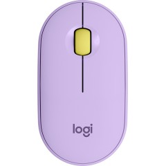 LOGITECH Pebble M350 Wireless Mouse - LAVENDER LEMONADE - 2.4GHZ/<wbr>BT - EMEA - CLOSED BOX