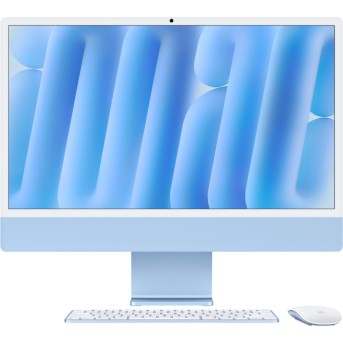 24-inch iMac with Retina 4.5K display: Apple M4 chip with 10‑core CPU and 10‑core GPU, 16GB, 512GB SSD - Blue,Model A3137 в Metoo.kz - Metoo (4)