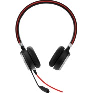 JABRA EVOLVE 40 UC Stereo USB Headband, Noise cancelling, USB and 3.5 jack connectivity, with mute-button and volume control on the cord, Busylight , Discret boomarm