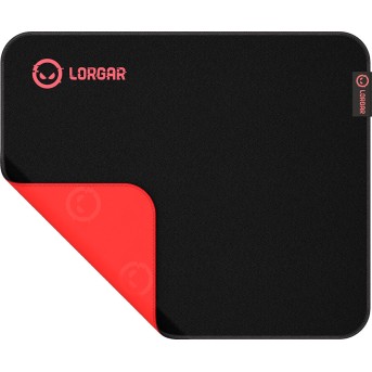 Lorgar Main 323, Gaming mouse pad, Precise control surface, Red anti-slip rubber base, size: 360mm x 300mm x 3mm, weight 0.21kg - Metoo (2)