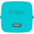 ttec SmartCharger GAN 45W PD Travel Fast Charger + USB-C - USB-C 3A Cable Neon Blue в Metoo.kz - Metoo (2)