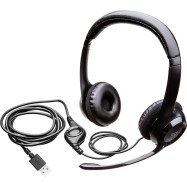 LOGITECH H390 Corded Headset - BLACK - USB