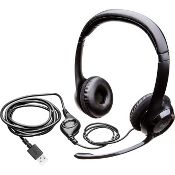 LOGITECH H390 Corded Headset - BLACK - USB - Metoo (1)