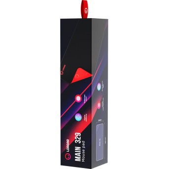 Lorgar Main 329, Gaming mouse pad, Precise control surface, Red anti-slip rubber base, size: 900mm x 360mm x 3mm, weight 0.635kg в Metoo.kz - Metoo (7)