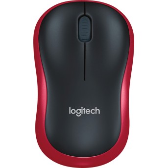 LOGITECH M185 Wireless Mouse - RED - EER2 - Metoo (1)