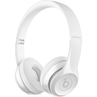 Beats Solo3 Wireless On-Ear Headphones - Gloss White, Model A1796 - Metoo (1)