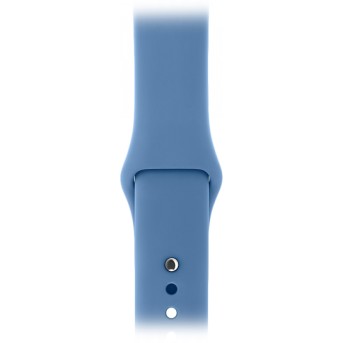 Ремешок для Apple Watch 42mm Denim Blue Sport Band - S/<wbr>M M/<wbr>L - Metoo (2)