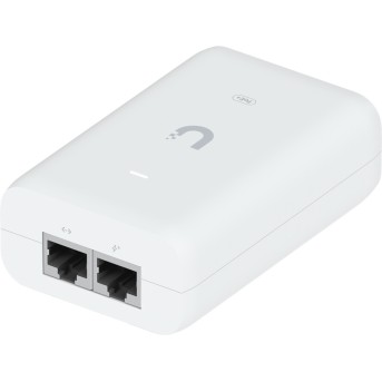 UBIQUITI PoE+ Adapter; Delivers up to 30W of PoE+; Additional power drives devices such as U6 LR, U6 Enterprise, Camera DSLR, and other PoE+ devices; Surge, peak pulse, and overcurrent protection; Contains RJ45 data input, AC cable with earth ground, and - Metoo (1)