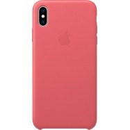 iPhone XS Max Leather Case - Peony Pink, Model