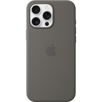 iPhone 16 Pro Max Silicone Case with MagSafe - Stone Gray,Model A3316 - Metoo (2)
