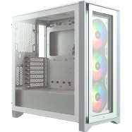 Corsair iCUE 4000X RGB Tempered Glass Mid-Tower, White