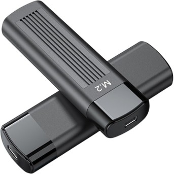 Netac WH61D NVMe to USB3.0 External HDD/SSD Case, Slide Aluminum Cover, with USB3.0 C to A and C to C cable в Metoo.kz - Metoo (5)