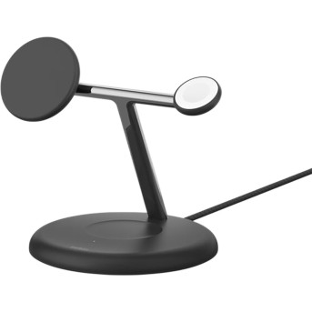 BELKIN PRO 3in1 Qi2 15w Magnetic Adjustable Charging Stand, Black в Metoo.kz - Metoo (2)