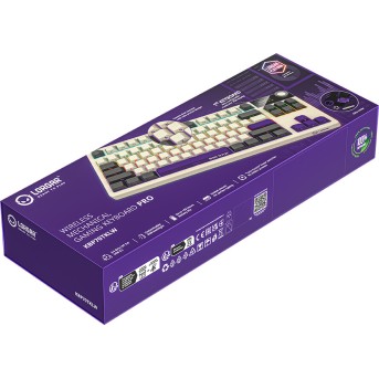 LORGAR KBP70TKLW, Wireless TKL Mechanical Gaming Keyboard Pro, Beige, EN/RU layout в Metoo.kz - Metoo (9)