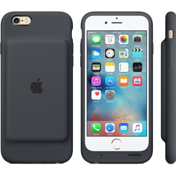 Чехол для смартфона Apple iPhone 6s Smart Battery Угольно-серый - Metoo (3)