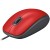 LOGITECH M110 Corded Mouse - SILENT - RED - USB - Metoo (1)