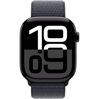 Apple Watch Series 10 GPS 42mm Jet Black Aluminium Case with Ink Sport Loop,Model A2997 - Metoo (2)