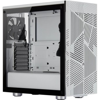 Corsair 275R Airflow Tempered Glass Mid-Tower Gaming Case, White, EAN:0840006610816 - Metoo (1)