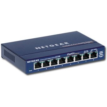 Netgear ProSafe Gigabit Ethernet Switch, 8 x 10/<wbr>100/<wbr>1000 RJ45 ports, Desktop - Metoo (2)