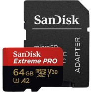 SanDisk Extreme PRO microSDXC 64GB + SD Adapter + 2 years RescuePRO Deluxe up to 200MB/s & 90MB/s ..