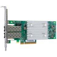 Контроллер QLogic 32Gb Dual Port FC HBA, PCIe Gen3 x8, SR LC multi-mode optic