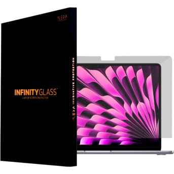 iLera Incognito Glass screen protector for MacBook Air M2 - Metoo (1)