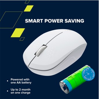CANYON MW-04, Bluetooth Wireless optical mouse with 3 buttons, DPI 1200 , with1pc AA canyon turbo Alkaline battery,White, 103*61*38.5mm, 0.047kg - Metoo (8)