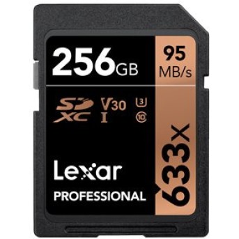 LEXAR 256GB Professional 633x SDXC UHS-I cards, up to 95MB/<wbr>s read 45MB/<wbr>s write C10 V30 U3, Global - Metoo (1)