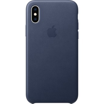iPhone XS Leather Case - Midnight Blue, Model - Metoo (1)