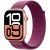 Apple Watch Series 10 GPS 46mm Rose Gold Aluminium Case with Plum Sport Loop,Model A2999 - Metoo (5)