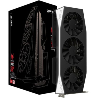 XFX AMD Radeon RX-9060XT Mercury OC Gaming 16GB GDDR6 128bit, 3320MHz / 20 Gbps, 2x DP, 1x HDMI, 2 fan, 2 slot в Metoo.kz - Metoo (1)