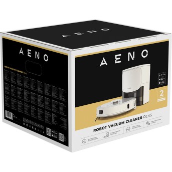 AENO Robot Vacuum Cleaner RC4S: wet & dry cleaning, smart control AENO App, HEPA filter, 2-in-1 tank - Metoo (17)