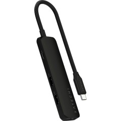 SATECHI 4-in-1 USB-C Slim Multiport Adapter 4K (Black)