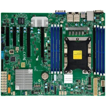 Серверная материнская плата SuperMicro X11SPi TF Motherboard Single Socket P (LGA 3647) supported, CPU TDP support 205W, 2 10GbE LAN ports. - Metoo (1)