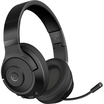 LORGAR Noah 500, Wireless Gaming headset with microphone, JL7006, BT 5.3, battery life up to 58 h (1000mAh), USB (C) charging cable (0.8m), 3.5 mm AUX cable (1.5m), size: 195*185*80mm, 0.24kg, black в Metoo.kz - Metoo (1)