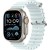 49mm Ice Blue Ocean Band - Natural Titanium Finish - Metoo (2)