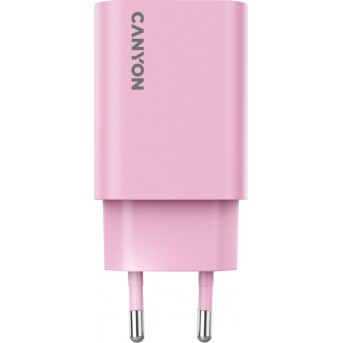 CANYON charger OnCharge 30CL Max Power 30W 1xPD EU Pink в Metoo.kz - Metoo (5)