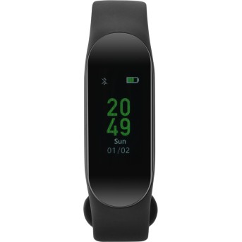 Smart band, colorful 0.96 inch TFT, pedometer, heart rate monitor, 80mAh, multi-sport mode, compatibility with iOS and android, Black, host:40*15.5*10.5mm, strap: 233*12mm, 18g - Metoo (5)