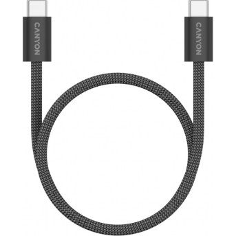 CANYON cable OnWire 60MG C-C 60W Magnet Braided 1m Black - Metoo (4)