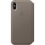 Чехол для смартфона Apple iPhone X Folio Кожаный Темно-серый - Metoo (1)