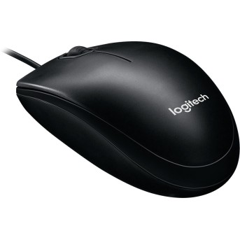 LOGITECH B100 Corded Mouse - BLACK - USB - B2B - Metoo (3)