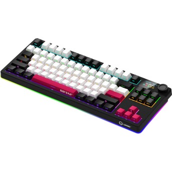 LORGAR KBP70TKLW, Wireless TKL Mechanical Gaming Keyboard Pro, Black/red, EN/RU layout в Metoo.kz - Metoo (2)