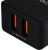 CANYON Universal 2xUSB AC charger (in wall) with over-voltage protection, Input 100V-240V, Output 5V-2.1A, with Smart IC, black rubber coating with side parts+glossy with other parts, 80*42.5*23.8mm, 0.042kg - Metoo (2)