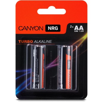 Батарейки CANYON NRG ALKAAA2 тип ААA, в упаковке 2 штуки - Metoo (1)