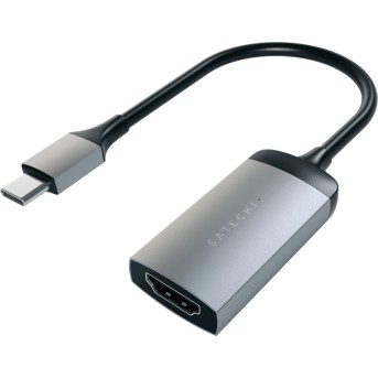 SATECHI Aluminum Type-C to HDMI Adapter 4K 60Hz Space Gray - Metoo (2)